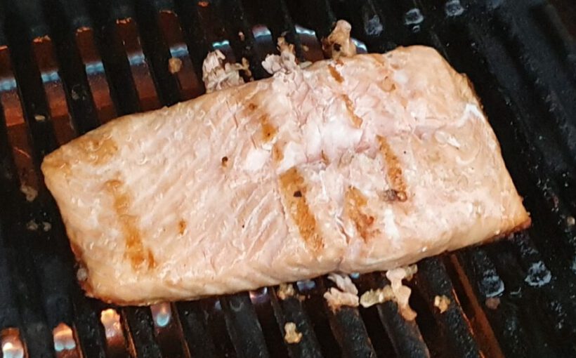 Lachs vom Grill